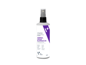 ANIMAL ODOR ELIMINATOR est conçu pour être appliqué sans danger sur n'importe quelle surface ou directement sur l'animal.